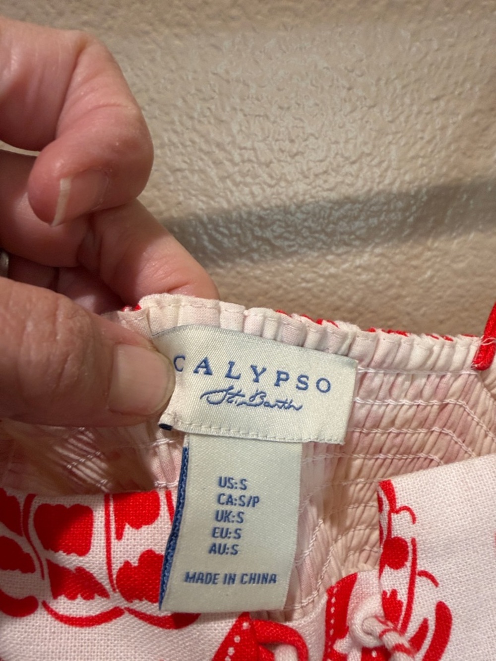 NEW! Viral Calypso St. Barth Red Sea Shell Linen Maxi Dress - MUST HAVE! - Picture 9 of 10